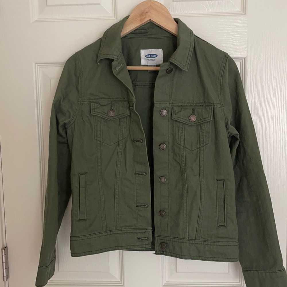 Old Navy Denim Green Jacket